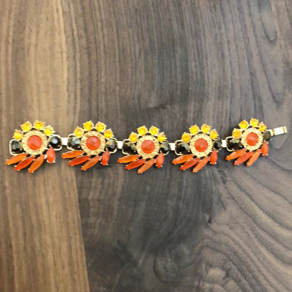 Statement Bracelet - beautiful warm tones